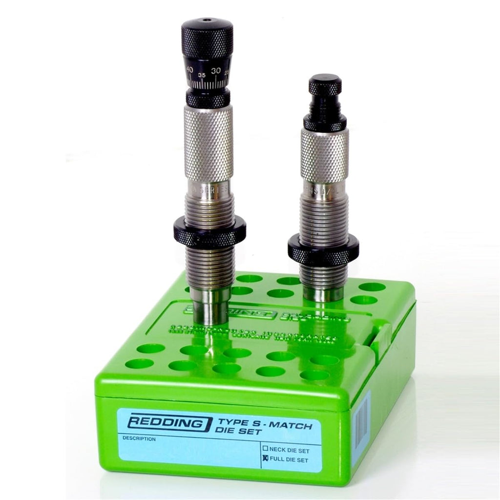 Redding Reloading Type S-Match Bushing Full Die Set | Competition Precision Feeding Chambering