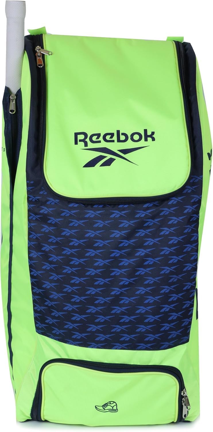 Reebok Cricket Kit â 8-Piece Complete Set with Bat, Pads, Gloves, Helmet & Bag | Sealed Sports Equipment Bundle | (4)