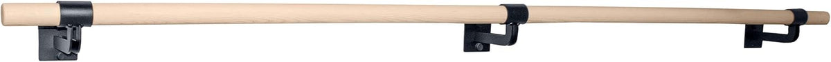 VITA Barre Wall-Mounted Single Ballet Barre, Geo, Wood | Fixed Height, Made in USA, Home, Studio or Gym Exercise Equipment for Kids & Adults | Dance, Fitness, Pilates