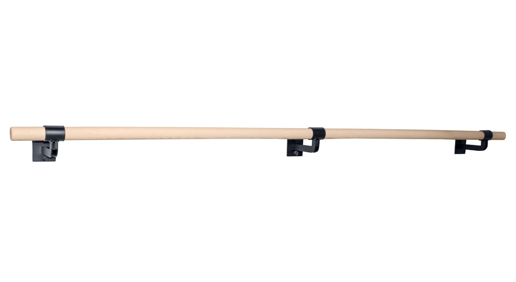 VITA Barre Wall-Mounted Single Ballet Barre, Geo, Wood | Fixed Height, Made in USA, Home, Studio or Gym Exercise Equipment for Kids & Adults | Dance, Fitness, Pilates