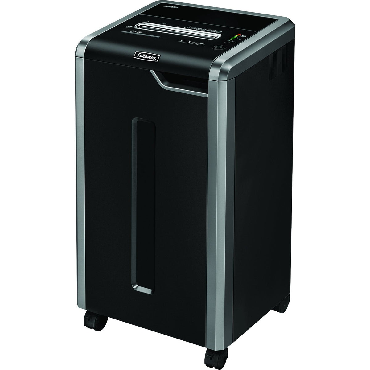 Fellowes Powershred 485Ci 100% Jam Proof Commercial Grade, Quiet Operation 30-Sheet Cross-Cut Paper Shredder, TAA Compliant (38485), Black