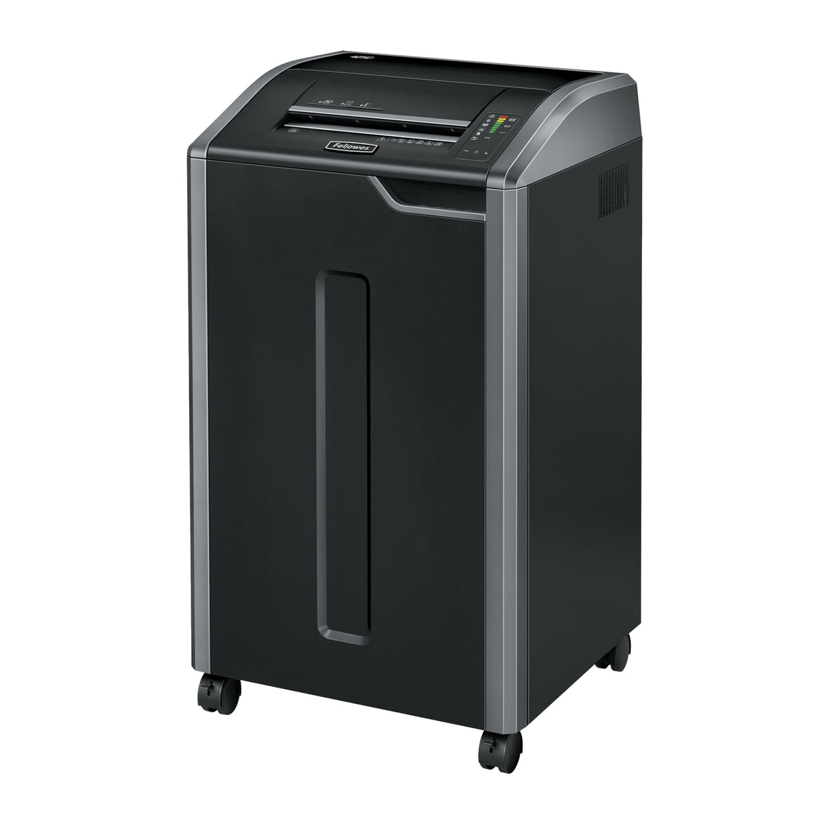Fellowes Powershred 485Ci 100% Jam Proof Commercial Grade, Quiet Operation 30-Sheet Cross-Cut Paper Shredder, TAA Compliant (38485), Black