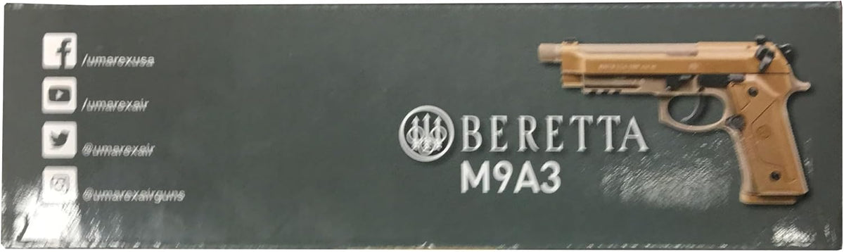 Umarex Beretta M9A3 Blowback Full-Auto .177 Caliber BB Gun Air Pistol