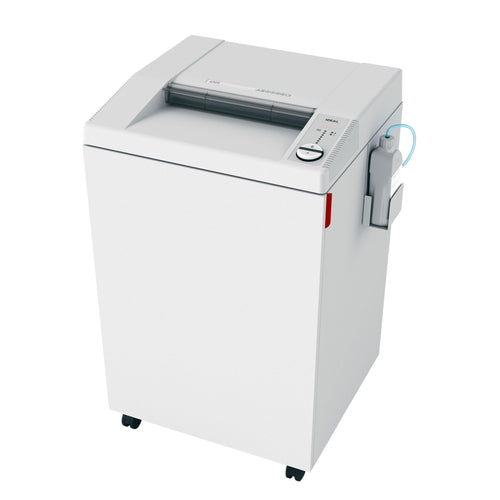 4005 Cross Cut Commercial Office Paper Shredder with Automatic Oiler, Continuous Operation, 37-39 Sheet Capacity, 44 Gal Bin, 20AMP Required