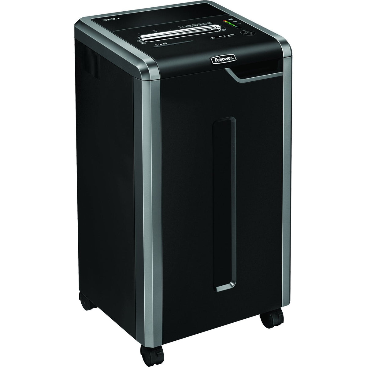 Fellowes Powershred 485Ci 100% Jam Proof Commercial Grade, Quiet Operation 30-Sheet Cross-Cut Paper Shredder, TAA Compliant (38485), Black