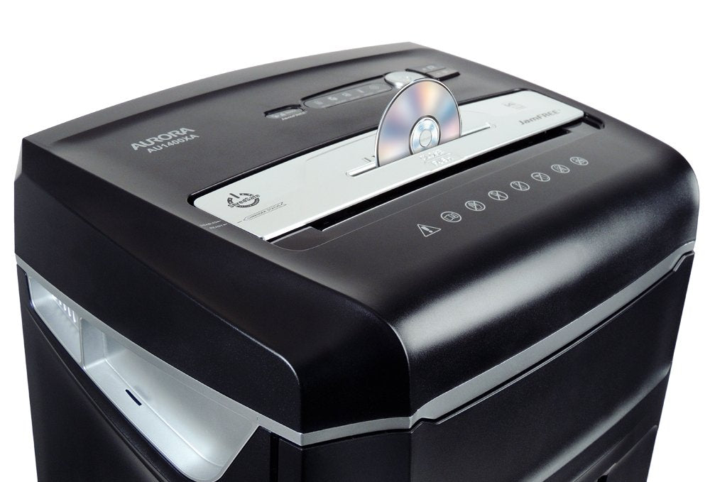 Aurora AU1210MA Professional Grade High Security 12-Sheet Micro-Cut Paper/CD and Credit Card/ 60 Minutes Continuous Run Time Shredder