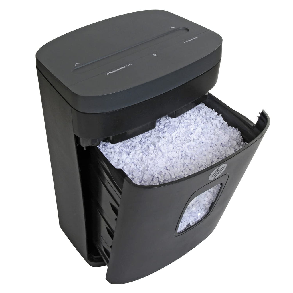 HP - Micro Cut Paper Shredder, 16-Sheet with Slide Top for Office