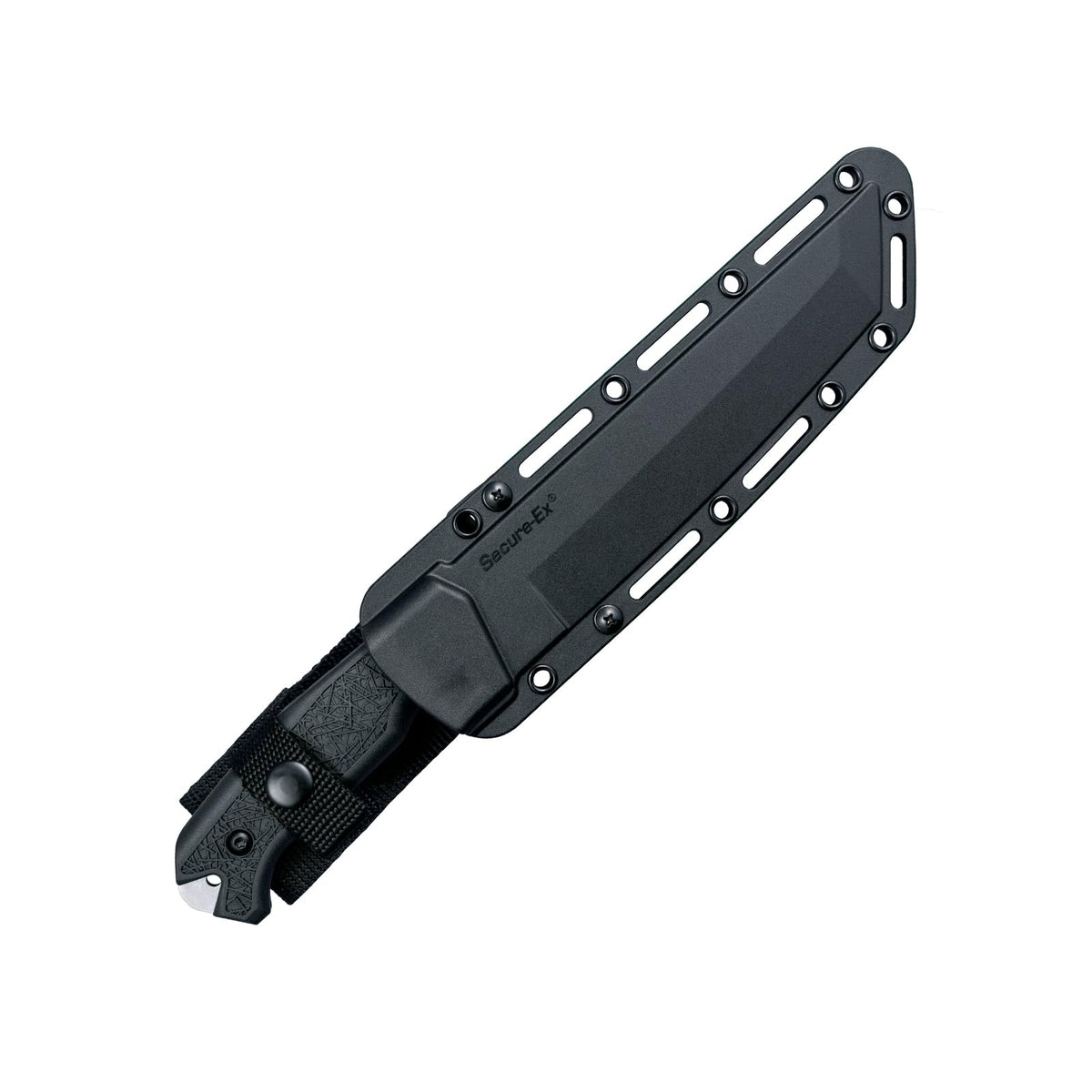 COLD STEEL Warcraft Tanto 4034SS Razor-Sharp Durable Blade GFN Handle Military Tactical Fixed Blade Knife w/Secure-Ex Sheath