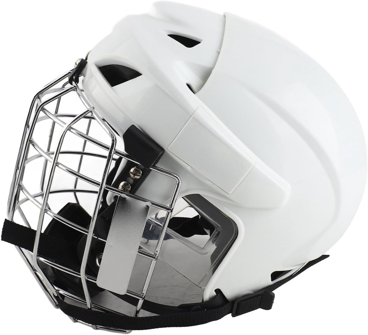 Hockey Helmet, ABS Protective Structure with EVA Padding, Youth Face Cage for Roller and Ice Hockey Sports (M)