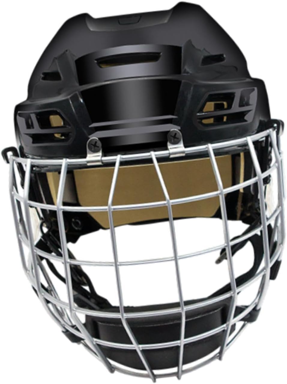SM SunniMix Hockey Helmet Training Competition Sturdy Professional Adjustable Breathable Ice Skate Helmet with Facemask