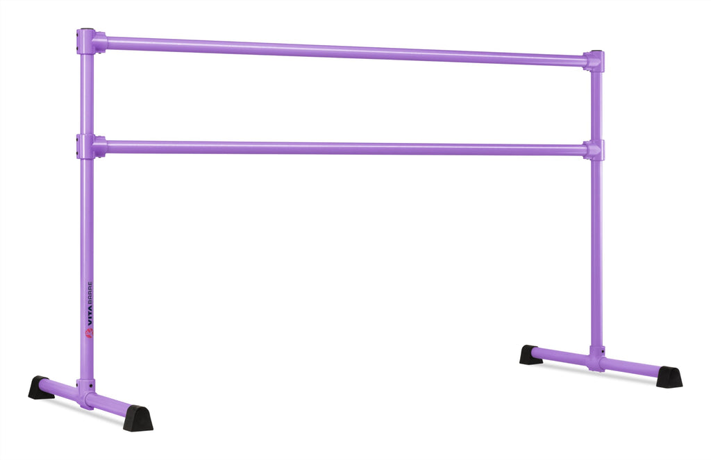 VITA Barre Portable Freestanding Double Ballet Barre, Extreme, Steel | Fixed Height, Made in USA, Home or Gym Exercise Equipment for Kids & Adults | Dance, Fitness, Pilates