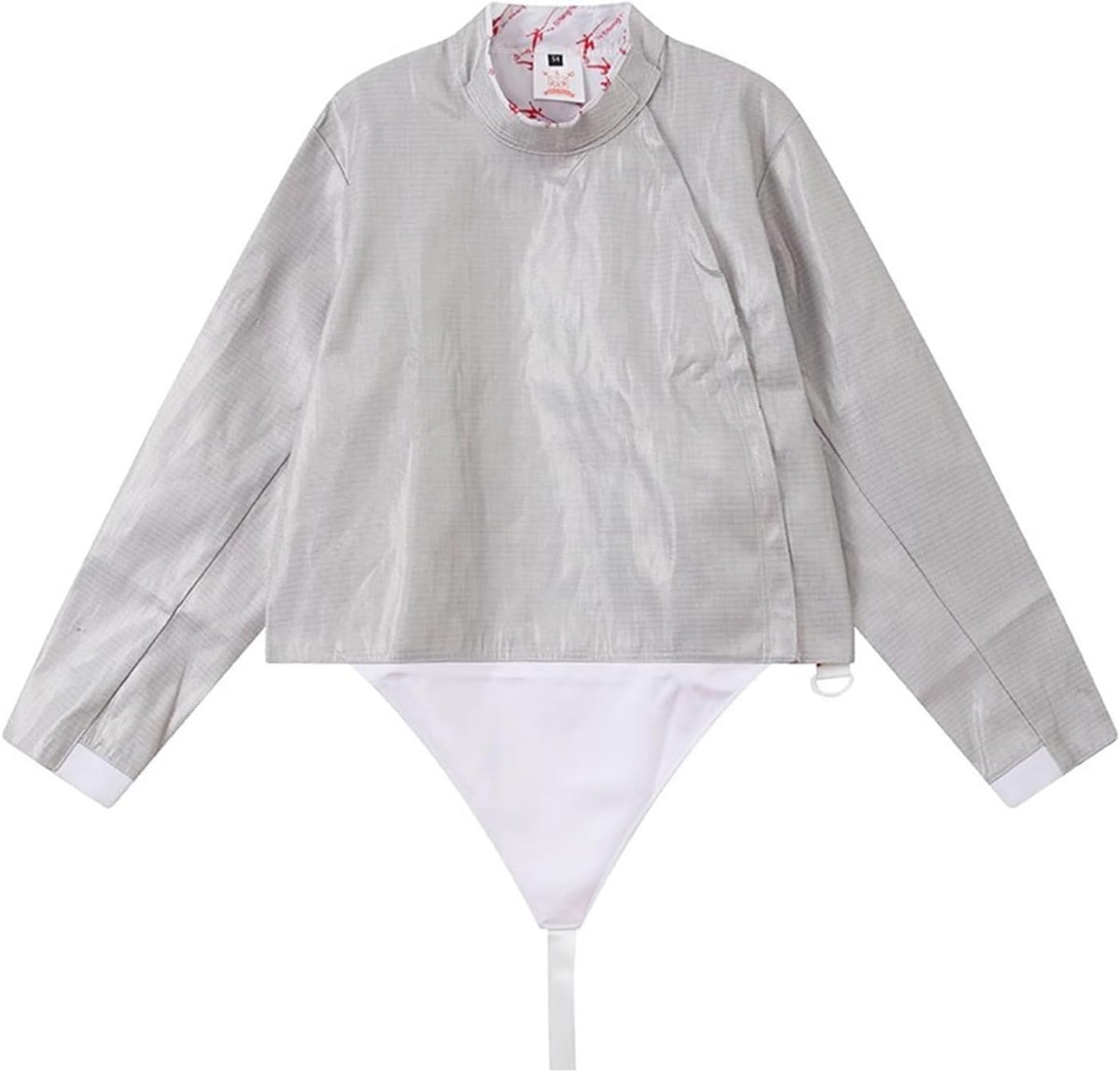 Fencing Lame, Fencing Electric Saber Jacket, Non-Washable Electric Fencing Metal Jacket Metallic Vest - Unisex Fencing Uniform(58#)
