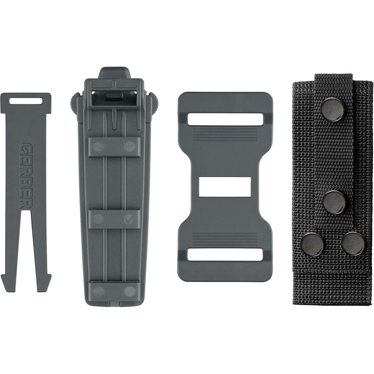 Gerber Gear StrongArm - Fixed Blade, Full Tang Knife - Camping Knife with Multiple Carry Options - Made in USA - Black, Serrated Edge
