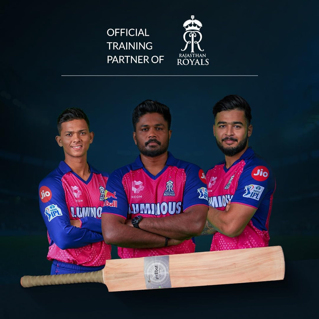 str8bat Pro - Smart Sticker for Cricket Bat | Paper-Thin Smart Motion Sensor for Real-Time Shot Tracking with Performance Insights & Unlimited Storage | Enhances Batting Skills | for Players, Coaches