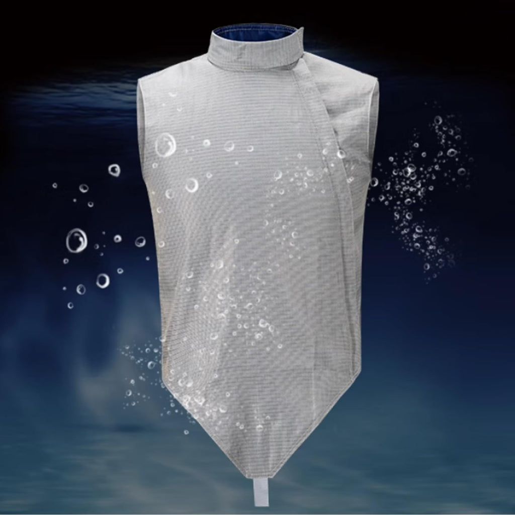 Fencing Electric Foil Jacket, Foil Metal Vest, Electric Foil Lame, Sleeveless Fencing Suit, Washable Fencing Metal Clothing, Adults and Children, Right Hand(38)