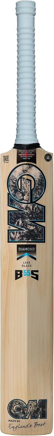 Gunn & Moore Diamond Delta 404 English Willow Cricket bat, Short Handle - Adult Size