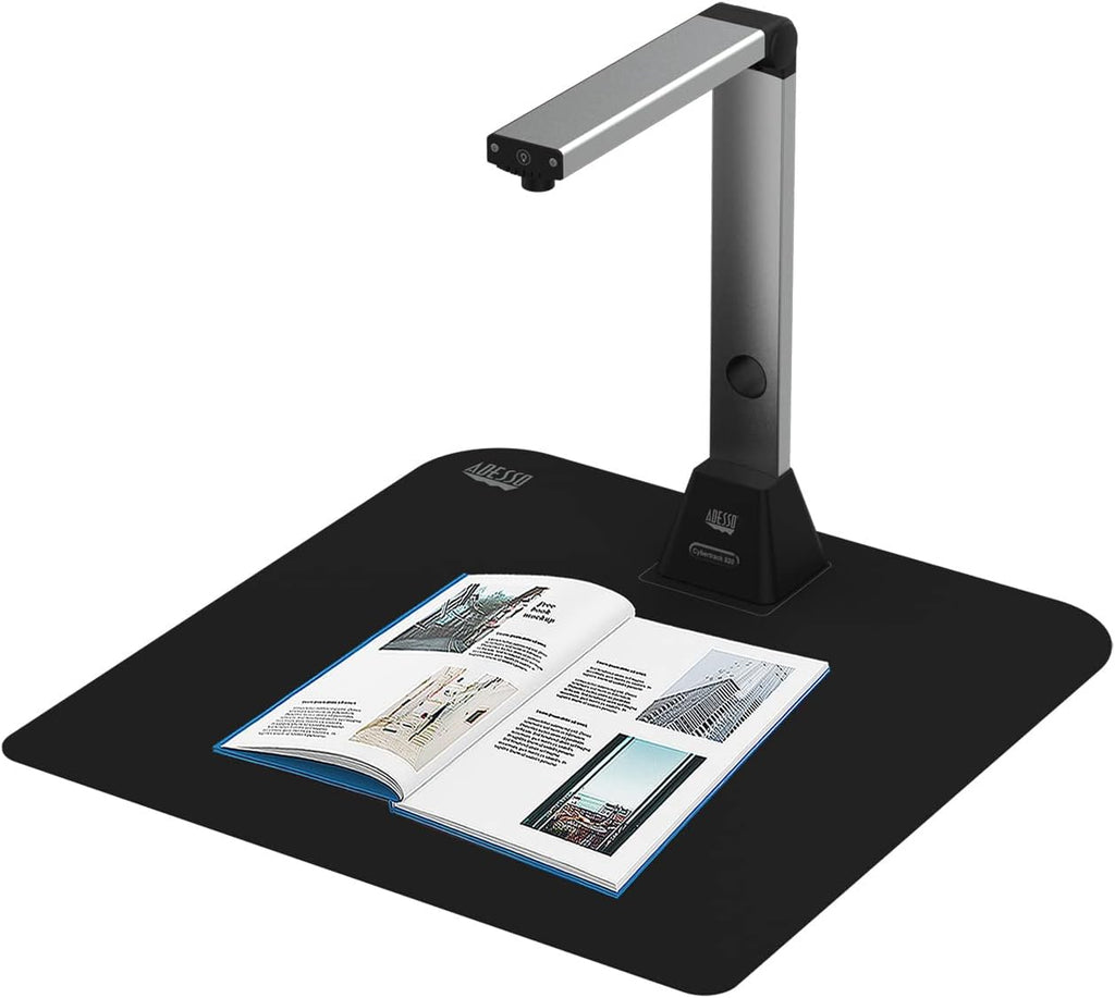 Adesso 4K 8.0 Megapixel Document Camera Classroom Projector for Teachers Video Recording, Photo Capture, OCR Text Recognition, Digital Zoom & Autofocus, Instant Business Scanner Camera Cybertrack 820