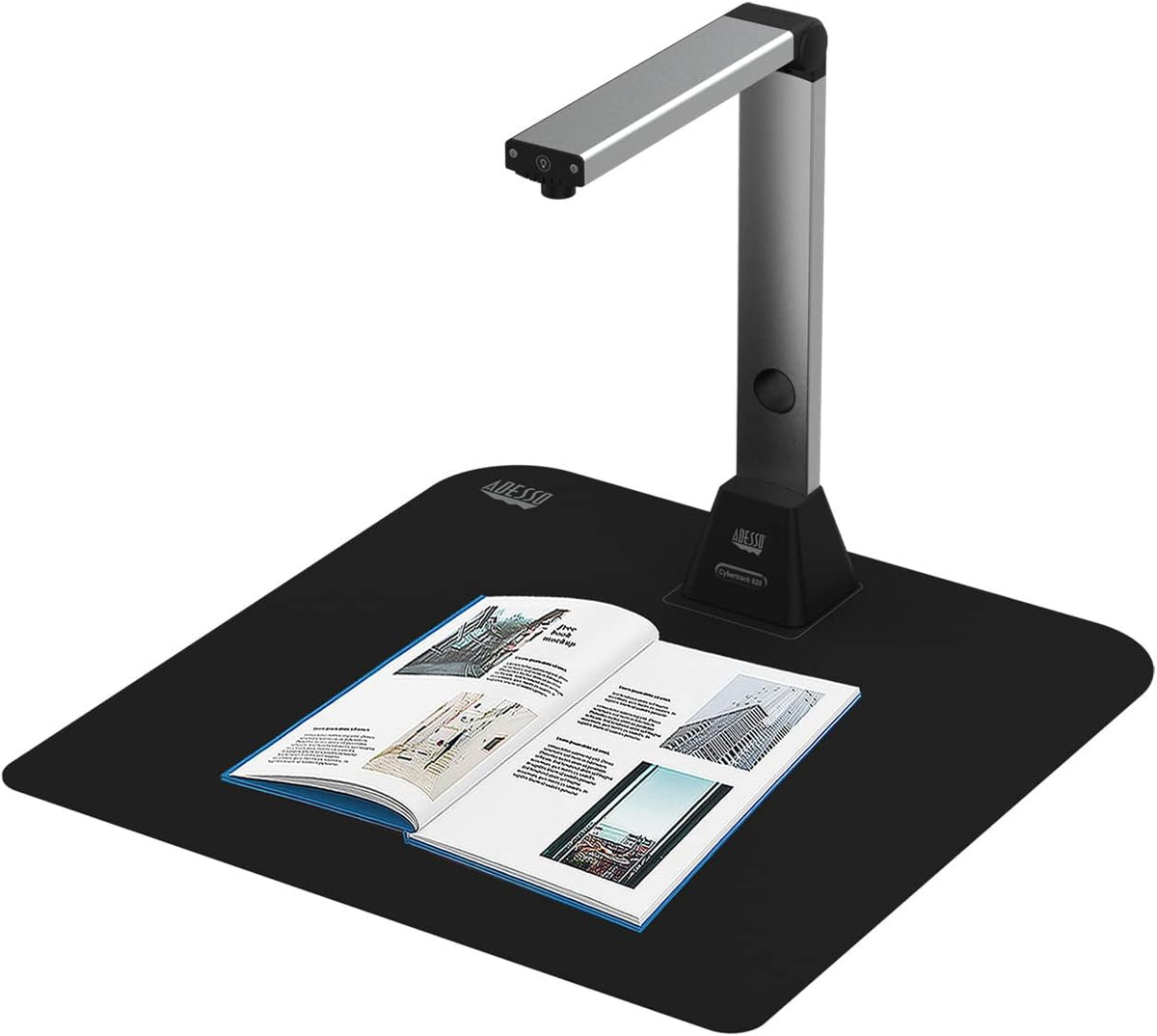 Adesso 4K 8.0 Megapixel Document Camera Classroom Projector for Teachers Video Recording, Photo Capture, OCR Text Recognition, Digital Zoom & Autofocus, Instant Business Scanner Camera Cybertrack 820