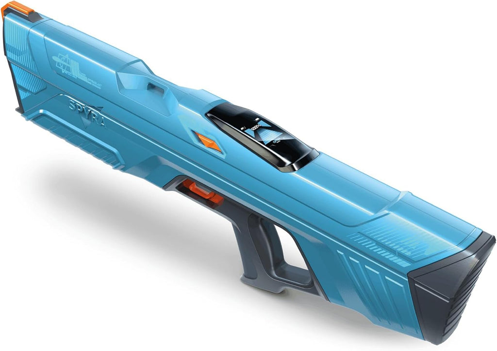 SPYRA Electric Water Blaster, Outdoor Squirt Gun for Pool Games, Blue