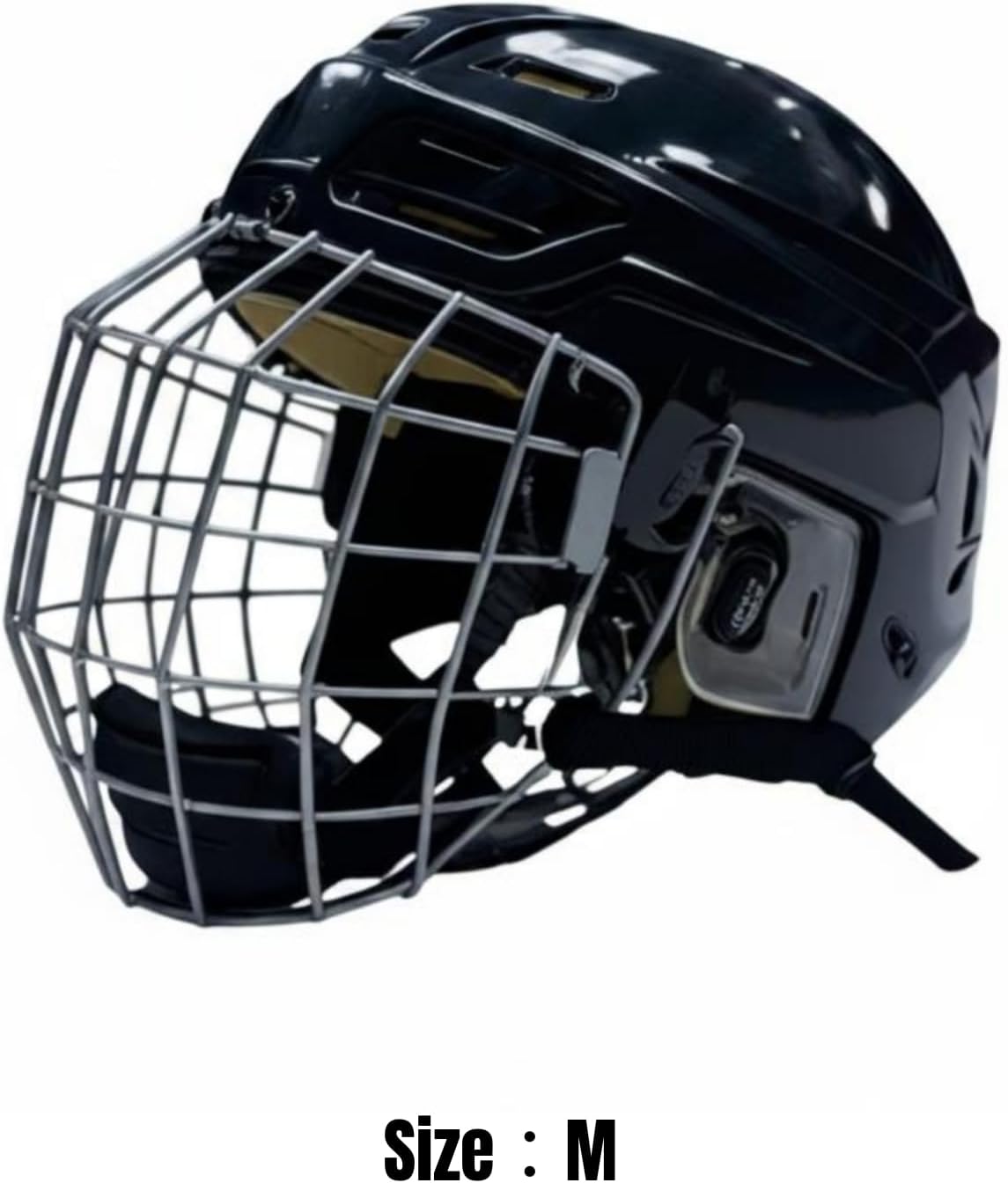 Gralara Ice Hockey Helmet Ventilated Hockey Helmet with Cage Comfort Padding Impact-Resistant Headgear