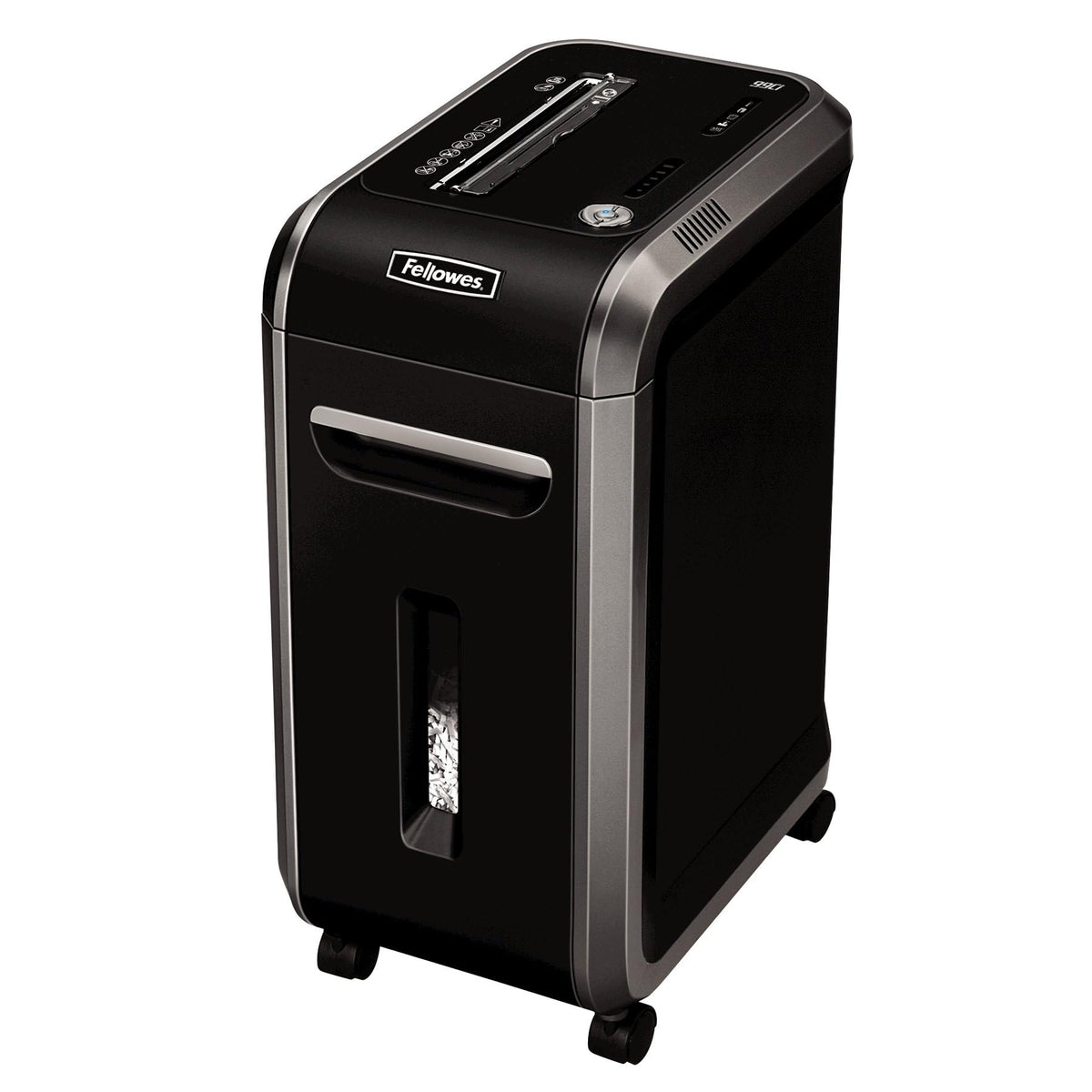 Fellowes âPowershred 79Ci 16-Sheet 100% Jam-Proof Heavy Duty Crosscut Paper Shredder Machine for Office and Home, Black/Dark Silver 3227919
