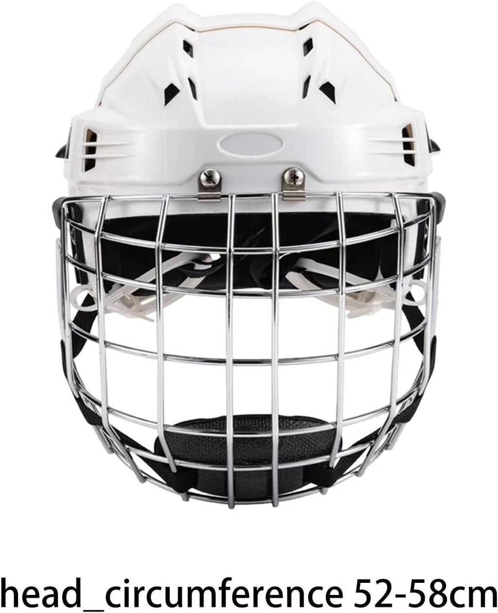 SM SunniMix Hockey Helmet Padded Sports Helmet Headgear Adjustable Ice Hockey Helmet Speed Skate Helmet Lightweight EVA Cushioning for
