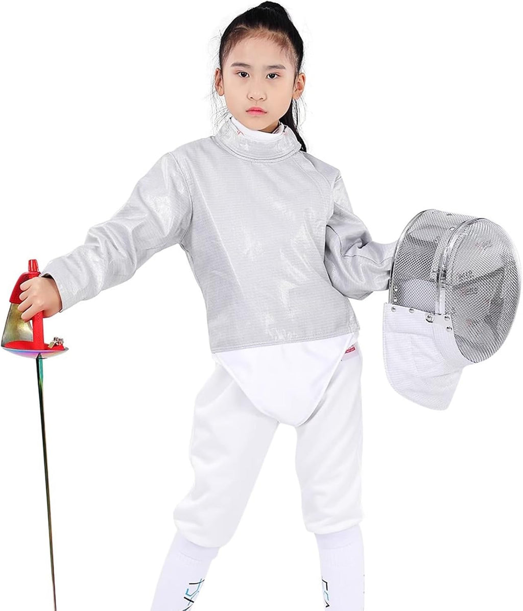 Sabre Lame for Men Women, Non-Washable Fencing Gear, Fencing Electric Sabre Jacket, Fencing Jacket for Right Hand(54#)