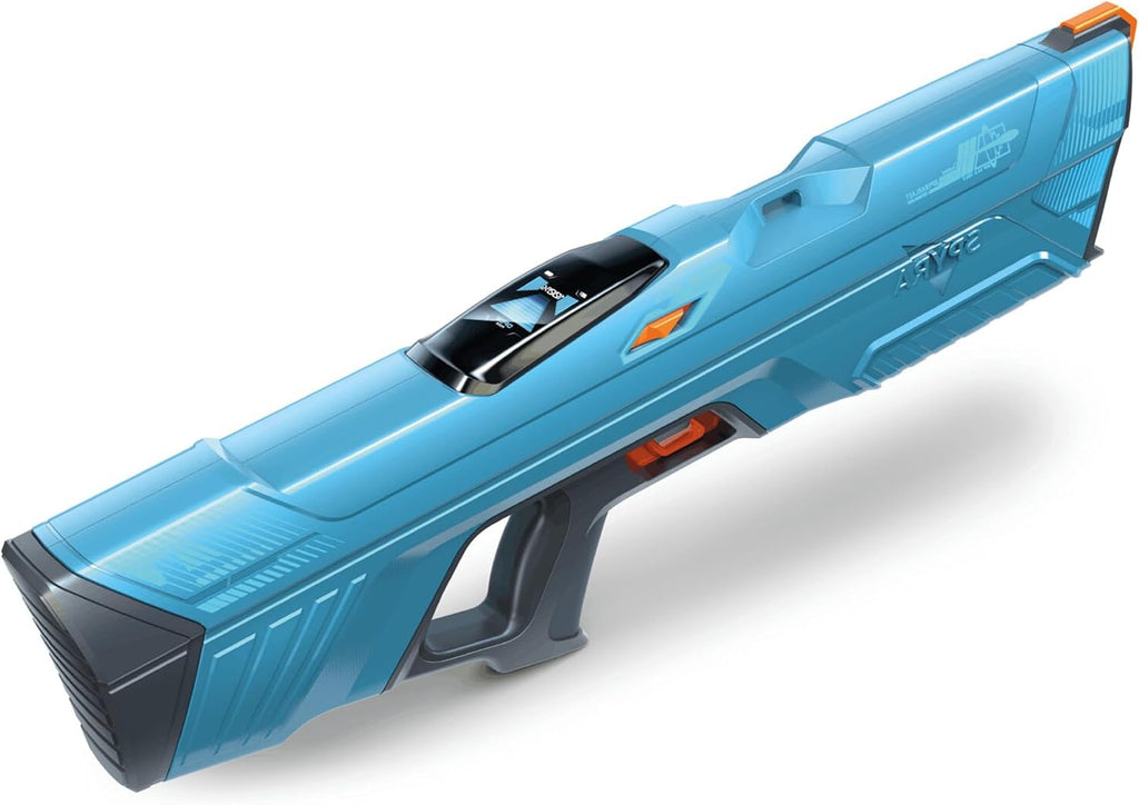 SPYRA Electric Water Blaster, Outdoor Squirt Gun for Pool Games, Blue
