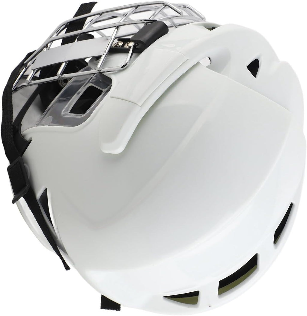 Hockey Helmet, ABS Protective Structure with EVA Padding, Youth Face Cage for Roller and Ice Hockey Sports (M)