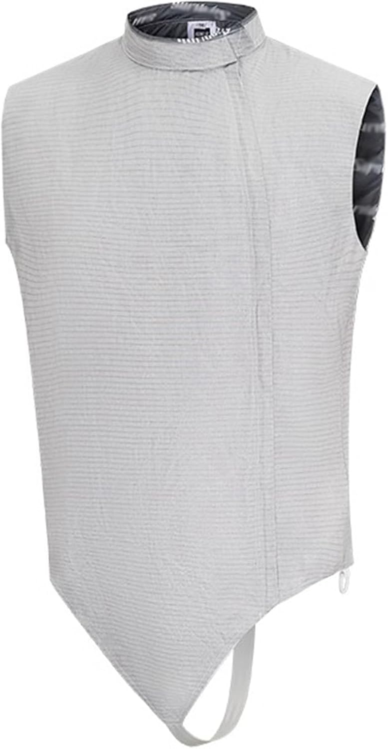 Fencing Electric Foil Jacket, Foil Metal Vest, Electric Foil Lame, Sleeveless Fencing Suit, Washable Fencing Metal Clothing, Adults and Children, Right Hand(38)