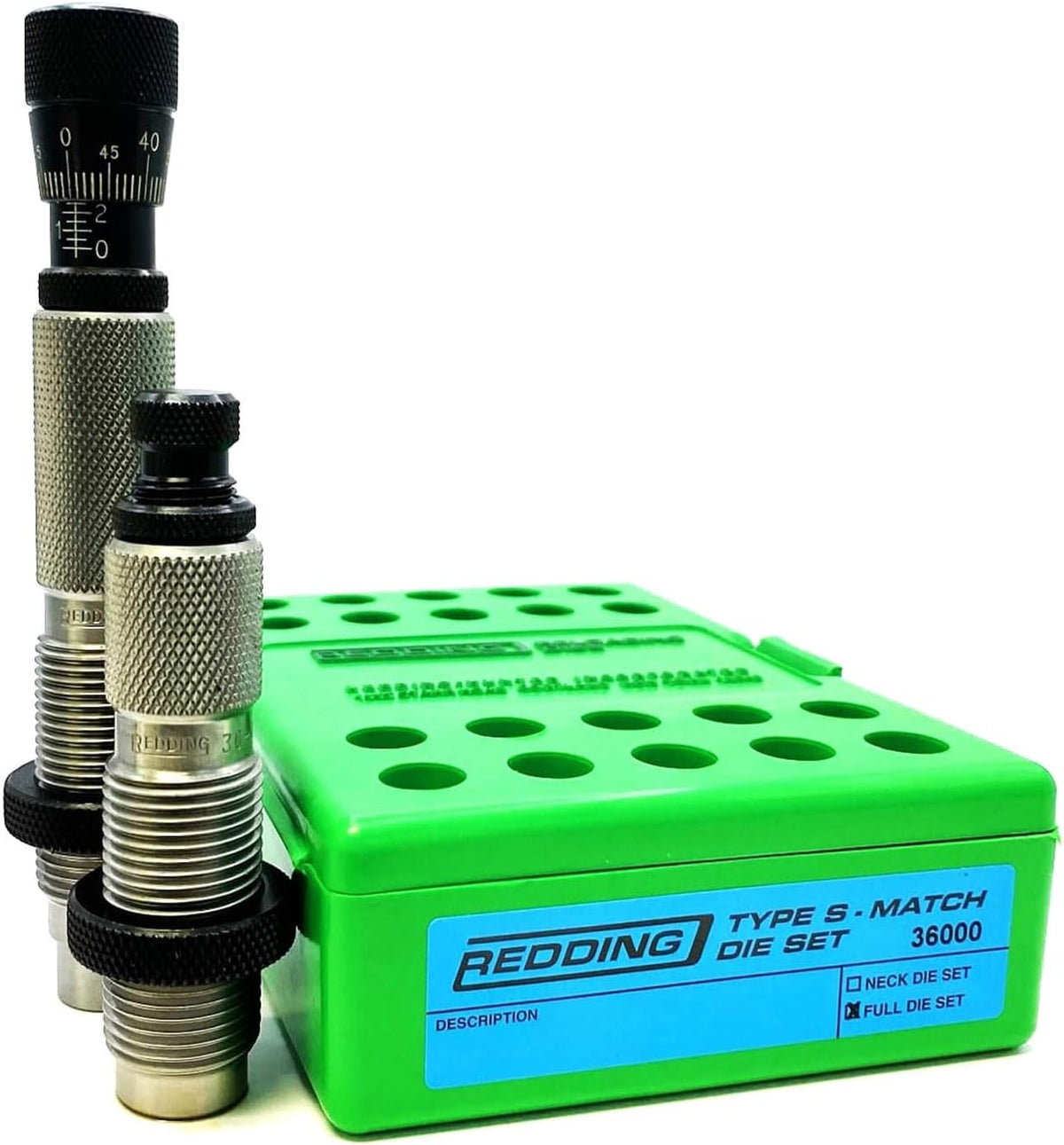 Redding Reloading Type S-Match Bushing Full Die Set | Competition Precision Feeding Chambering