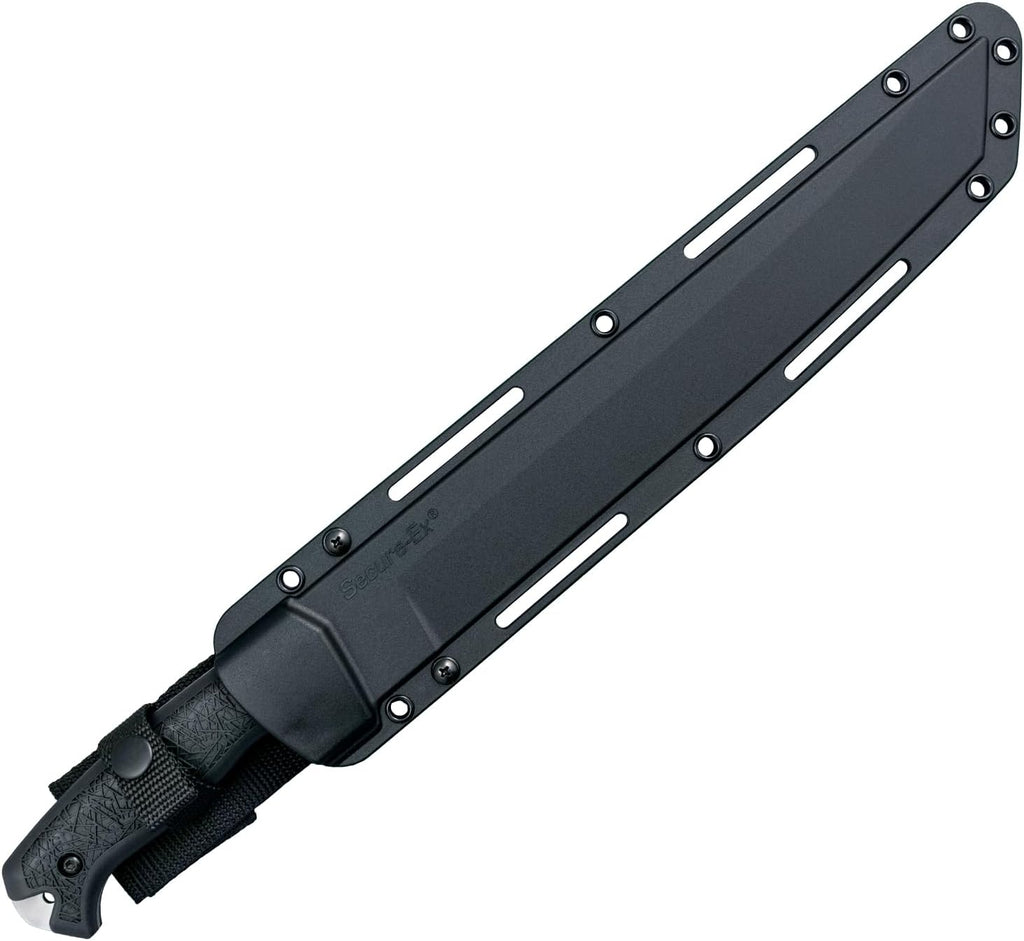 COLD STEEL Warcraft Tanto 4034SS Razor-Sharp Durable Blade GFN Handle Military Tactical Fixed Blade Knife w/Secure-Ex Sheath