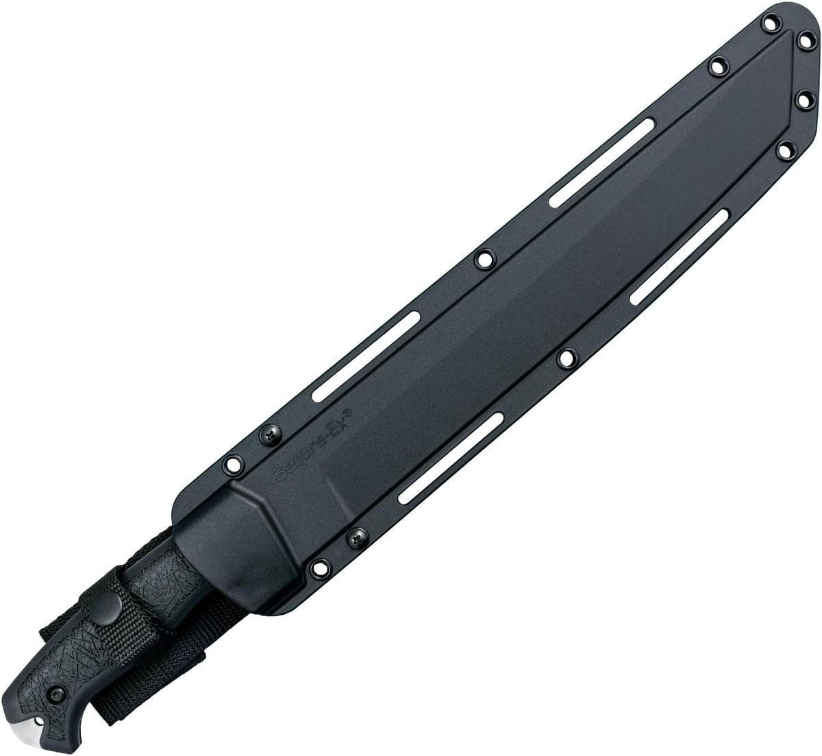 COLD STEEL Warcraft Tanto 4034SS Razor-Sharp Durable Blade GFN Handle Military Tactical Fixed Blade Knife w/Secure-Ex Sheath