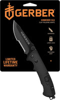Gerber Hinderer CLS Tactical EDC Folding Pocket Knife, Serrated Blade