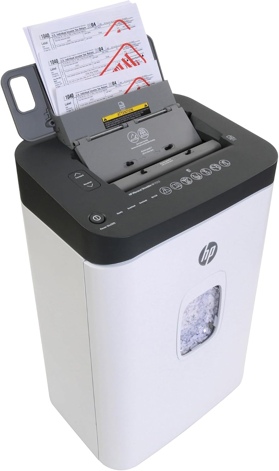 HP - Micro Cut Paper Shredder, 12-Sheet Manual, 150-Sheet Auto Feed