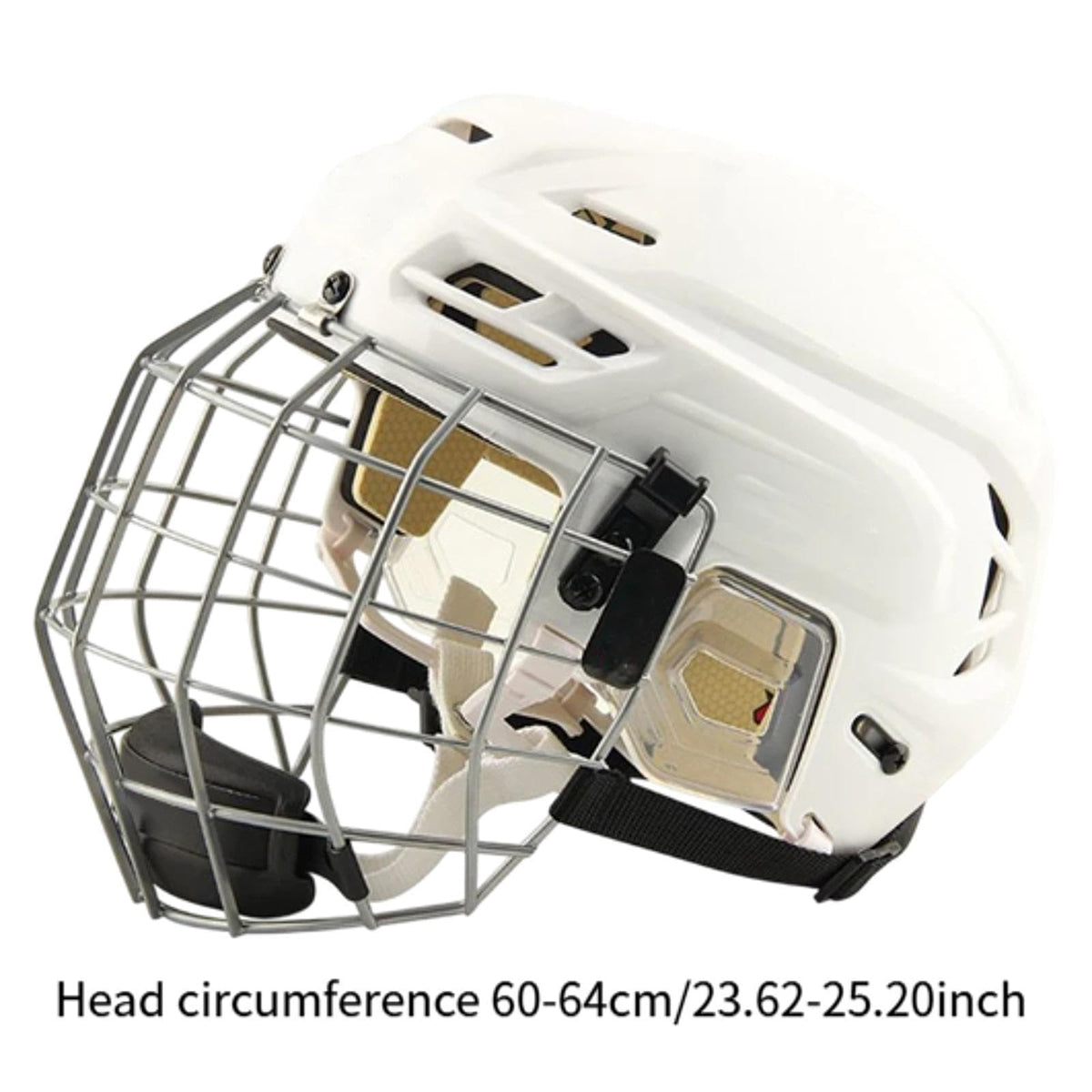 harayaa Hockey Helmet with Facemask Roller Skating Helmet Ice Skate Helmet Speed Skate Helmet Polyethylene Shell with Iron Mesh Breathable Suit