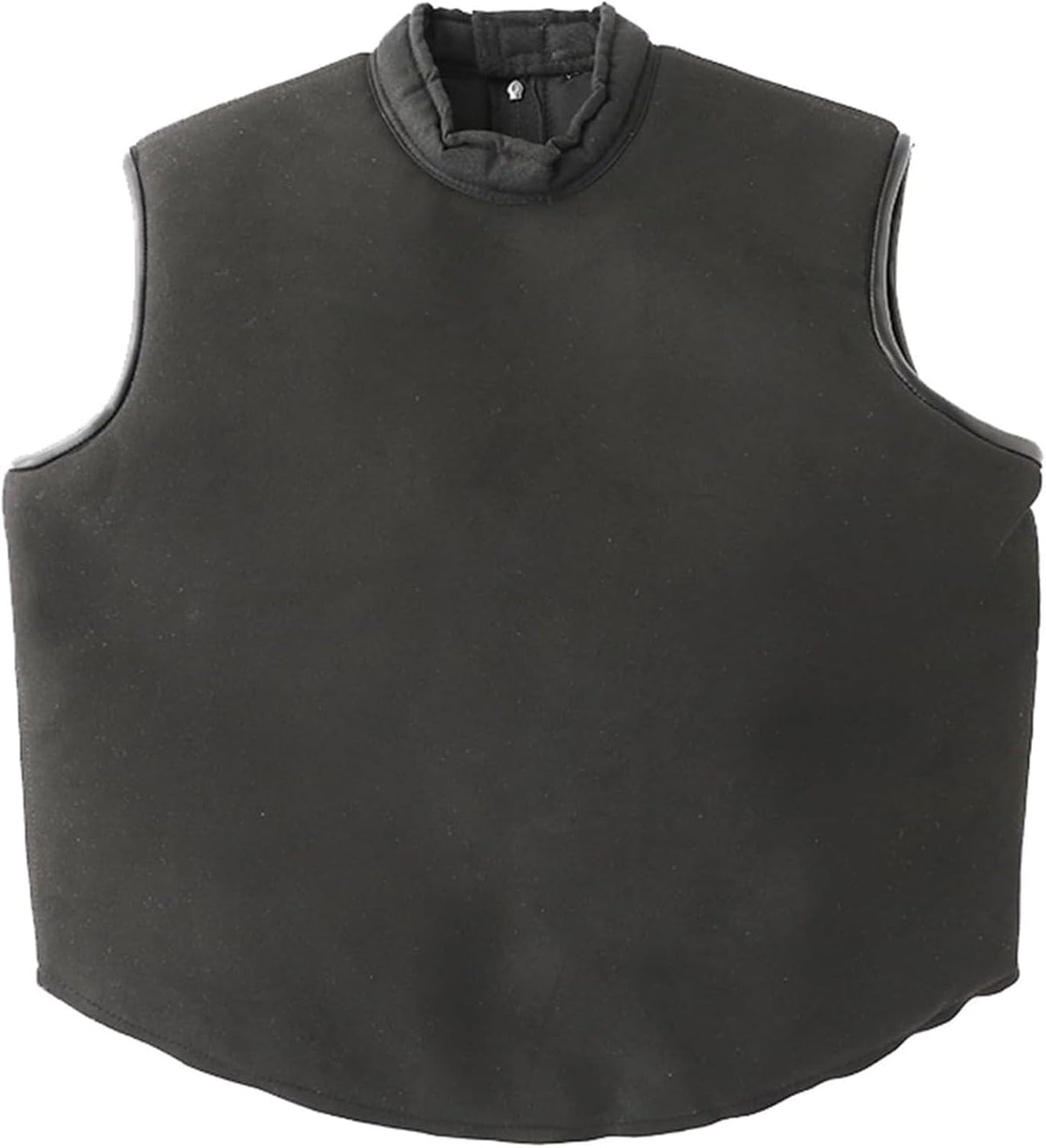 Fencing Equipment Protective Suit, Padded Fencing Sport Vest Canvas Long Sleeve Or Sleeveless Jacket, Fencing Sabre Jacket, Fencing Training Protective Suit - Black(Size:L,Color:Sleeveless)