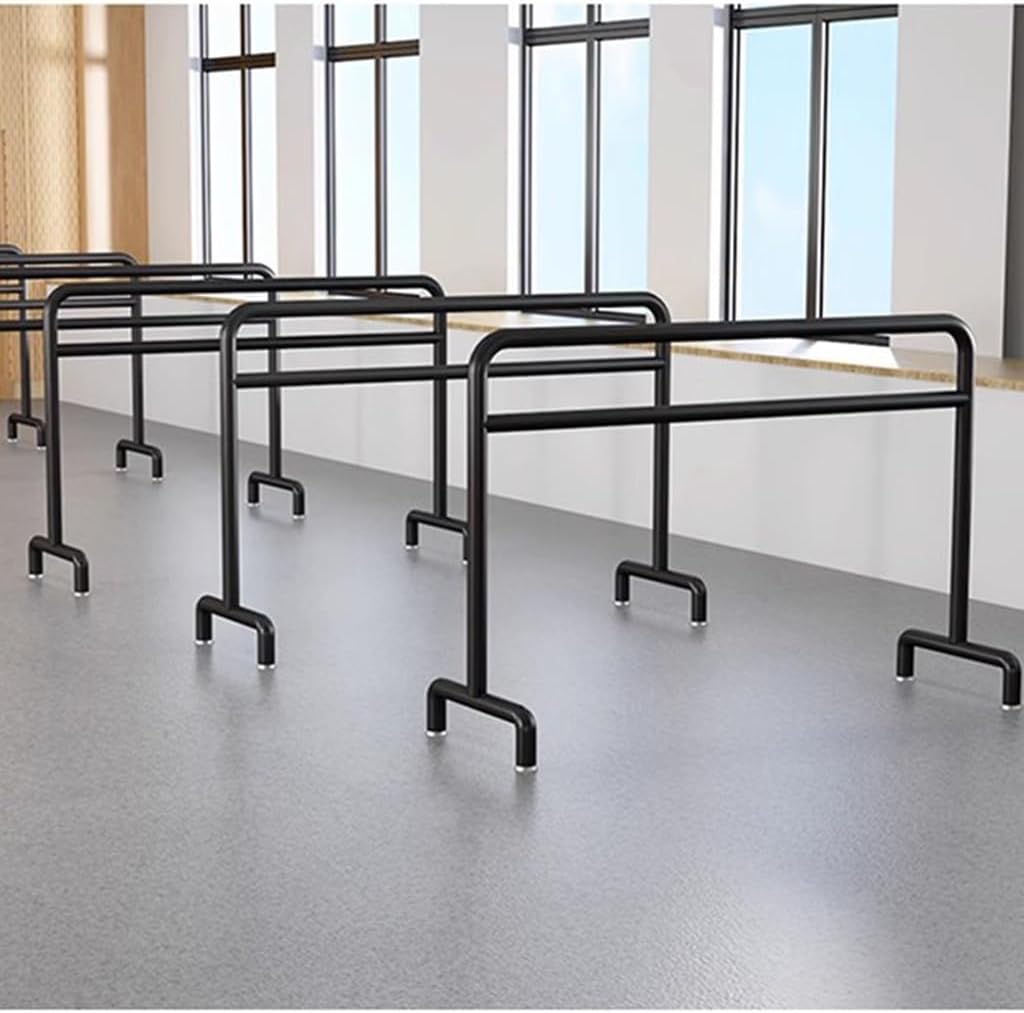 Ballet Barre Simple Black Metal Ballet Barre, The Double-Layer Leg Compression Bar is Suitable for Stretching Adults and Children, 1.5M/5FT
