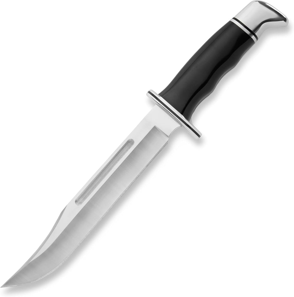Buck Knives 120 General Hunting Knife with Sheath, Phenolic Handle, 8.3 oz