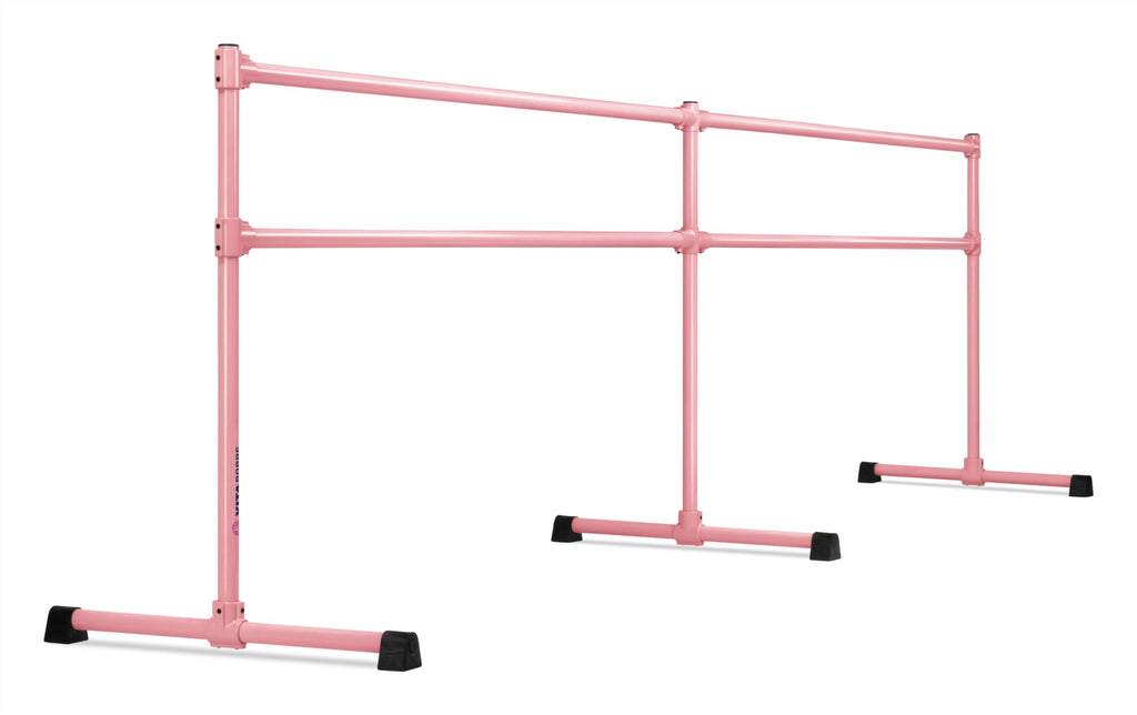 VITA Barre Portable Freestanding Double Ballet Barre, Extreme, Steel | Fixed Height, Made in USA, Home or Gym Exercise Equipment for Kids & Adults | Dance, Fitness, Pilates