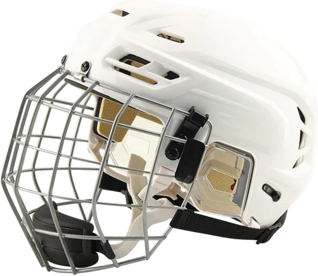 Ice Hockey Player Helmet Competition Professional Sturdy Adjustable Headgear Ice Skate Helmet with Facemask