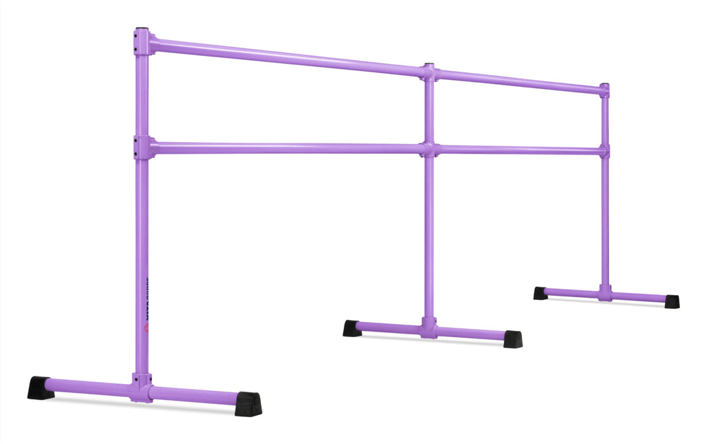 VITA Barre Portable Freestanding Double Ballet Barre, Extreme, Steel | Fixed Height, Made in USA, Home or Gym Exercise Equipment for Kids & Adults | Dance, Fitness, Pilates
