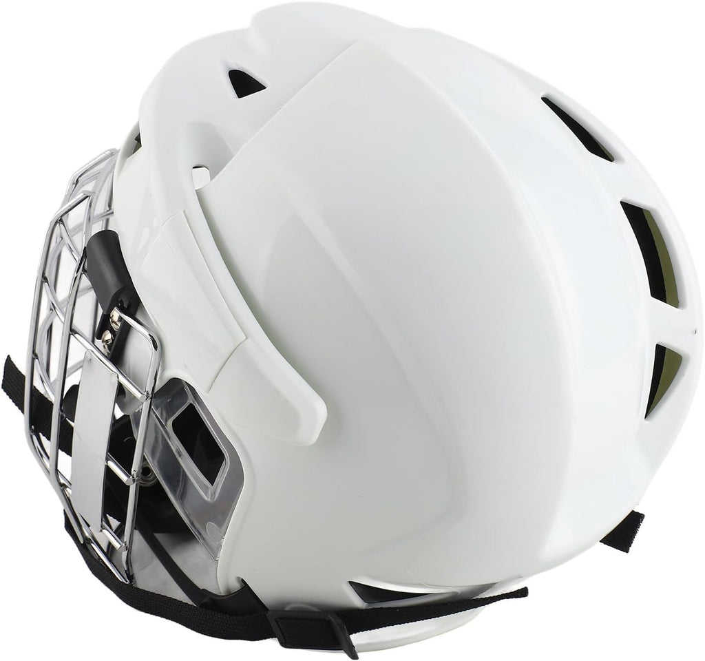 Hockey Helmet, ABS Protective Structure with EVA Padding, Youth Face Cage for Roller and Ice Hockey Sports (M)