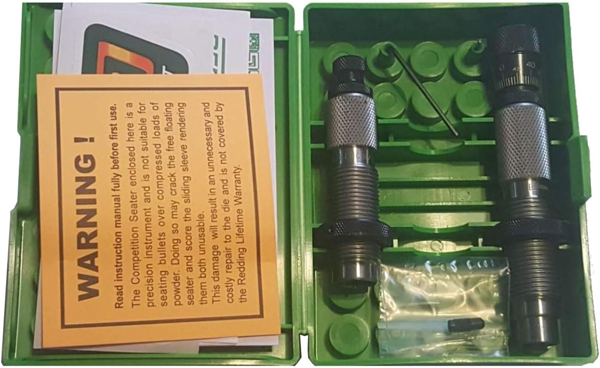 Redding Reloading Type S-Match Bushing Full Die Set | Competition Precision Feeding Chambering