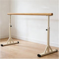 Freestanding Ballet Barre Portable, 7 Height Adjustable Solid Wood Dance Bar, 31.5-47.2in, Heavy Duty Stretching Bar for Kids Adults Home Studio Ballet Pilates Yoga Training