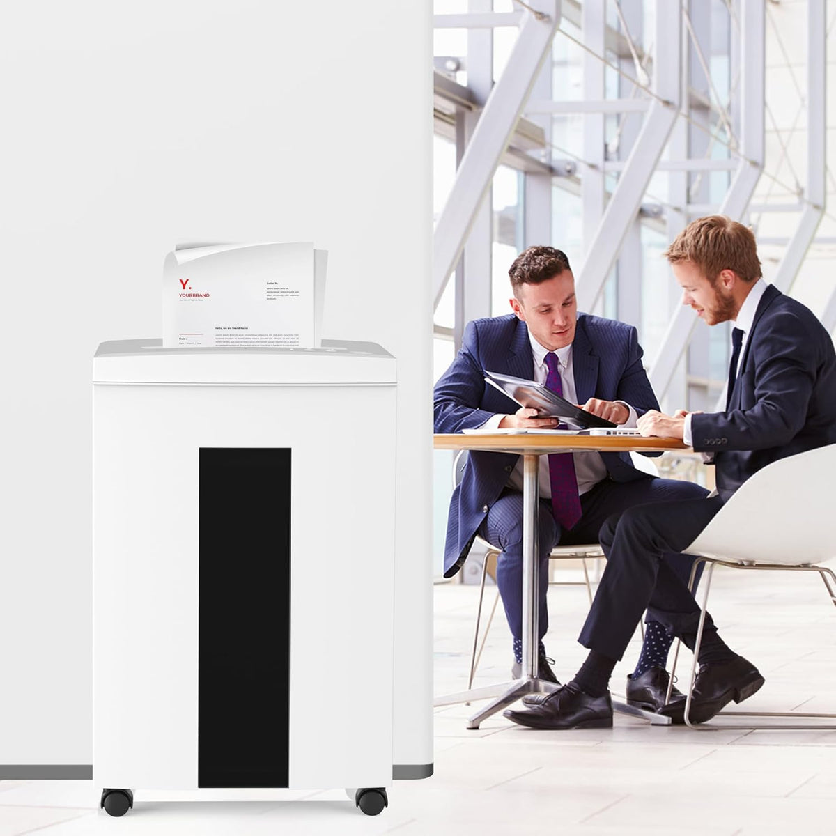 WOLVERINE SD9113 P4 Cross Cut Paper Shredder, Quiet,18 Sheet, 60 Min, White