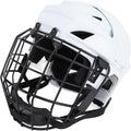 Hockey Helmet Combo with Face Mask Cage, Youth Hockey Goalie Face Mask, Comfortable to Fit The Face, Youth Ice Hockey Protective Gear for Roller Hockey Sports, Young Athletes (M)
