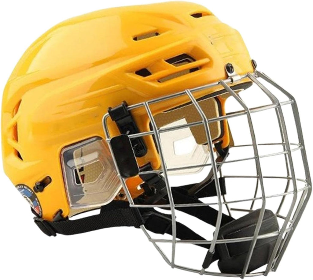 harayaa Hockey Helmet with Facemask Polyethylene Shell Roller Skating Helmet Enhanced Comfort Suitable for Sports Training Competiti