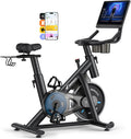 MERACH Exercise Bike with Screen, Rotatable HD Display, Magnetic Resistance