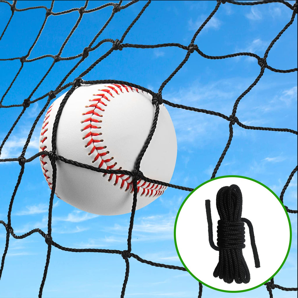 Baseball Softball Backstop Nets, Heavy Duty Sports Netting Barrier #18 Baseball Netting 10'x10'/10'x20'/15'x15'â¦